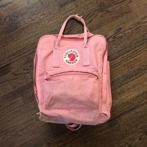 Pink Kanken Water Resistant Backpack